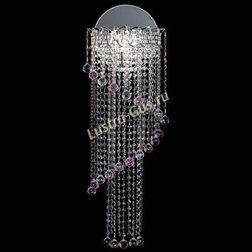 Бра Омега №3 розовая в Химках Гусь Хрустальный