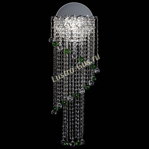 Бра Омега №3 зеленая в Химках Гусь Хрустальный