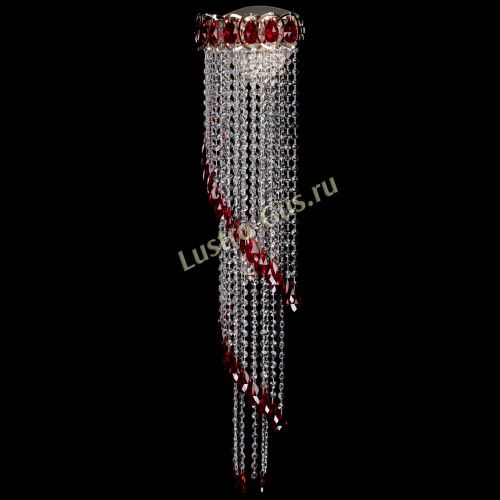 Бра Омега №4 красная в Химках Гусь Хрустальный
