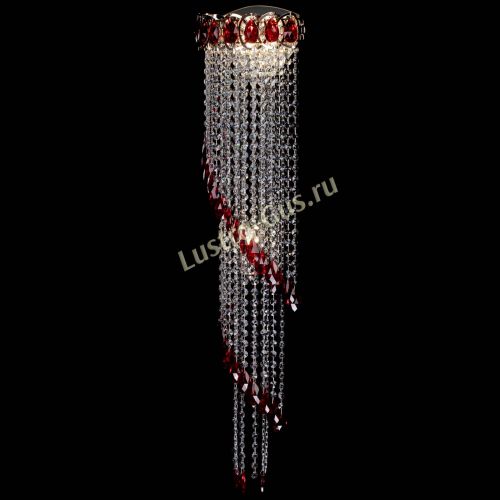 Бра Омега №4 красная в Химках Гусь Хрустальный