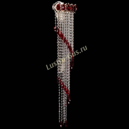 Бра Омега №4 красная в Химках Гусь Хрустальный