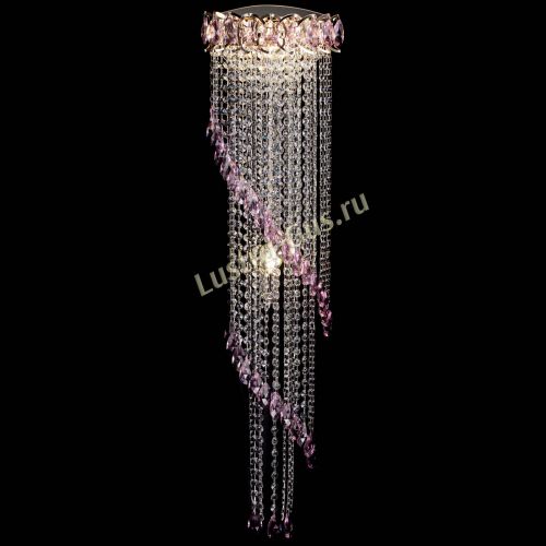 Бра Омега №4 розовая в Химках Гусь Хрустальный
