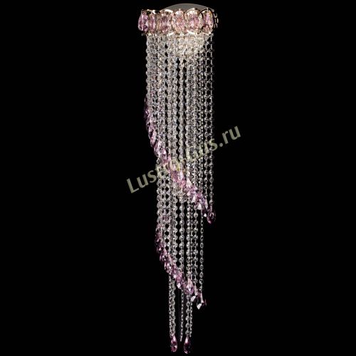 Бра Омега №4 розовая в Химках Гусь Хрустальный