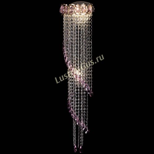 Бра Омега №4 розовая в Химках Гусь Хрустальный