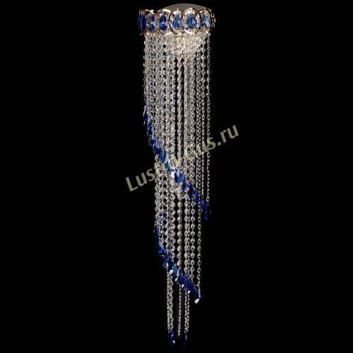 Бра Омега №4 синяя в Химках Гусь Хрустальный