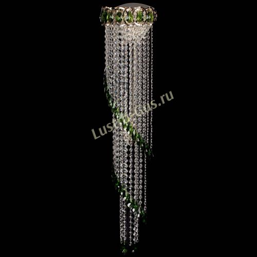 Бра Омега №4 зеленая в Химках Гусь Хрустальный