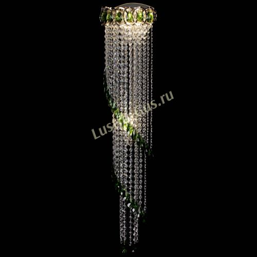 Бра Омега №4 зеленая в Химках Гусь Хрустальный