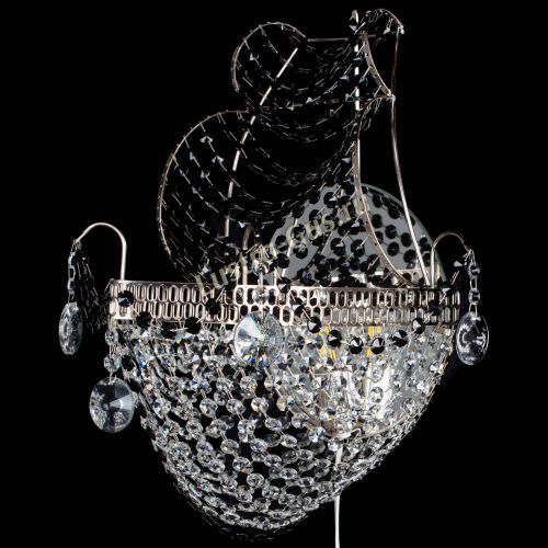 Бра Парусник №1 черная в Химках Гусь Хрустальный