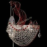 Бра Парусник №1 красная в Химках