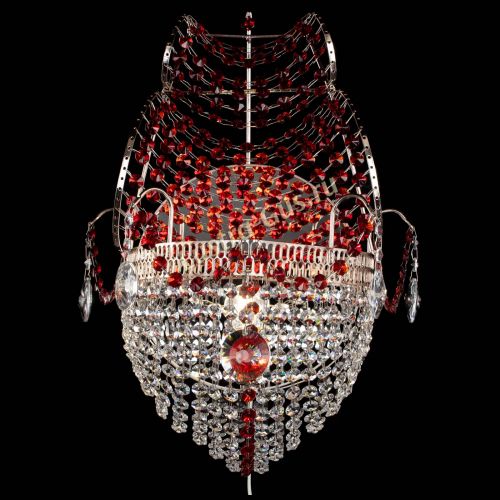 Бра Парусник №1 красная в Химках Гусь Хрустальный