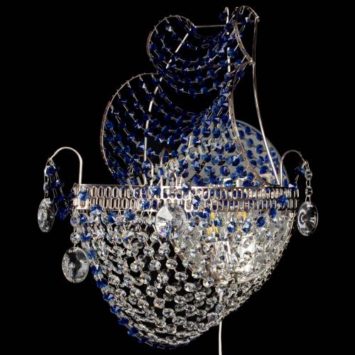 Бра Парусник №1 синяя в Химках Гусь Хрустальный