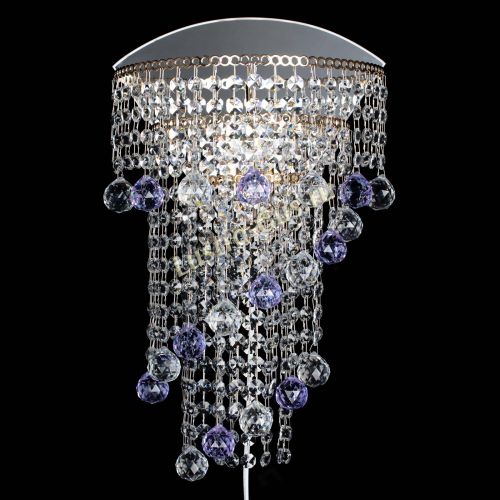 Бра Пирамида №3 фиолетовая в Химках Гусь Хрустальный