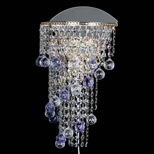 Бра Пирамида №3 фиолетовая в Химках Гусь Хрустальный