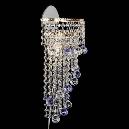 Бра Пирамида №3 фиолетовая в Химках Гусь Хрустальный