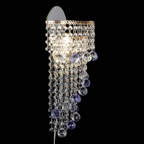 Бра Пирамида №3 фиолетовая в Химках Гусь Хрустальный