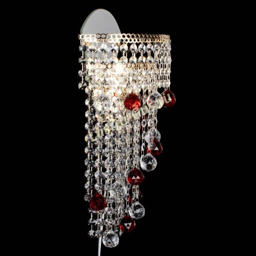 Бра Пирамида №3 красная в Химках Гусь Хрустальный