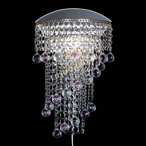 Бра Пирамида №3 розовая в Химках Гусь Хрустальный