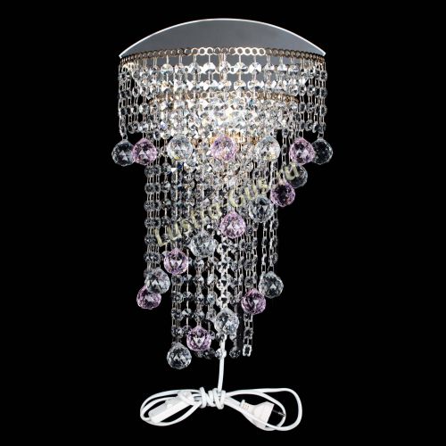 Бра Пирамида №3 розовая в Химках Гусь Хрустальный