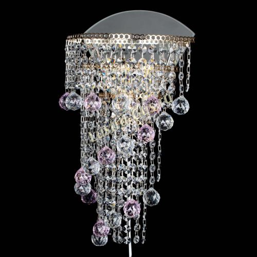 Бра Пирамида №3 розовая в Химках Гусь Хрустальный