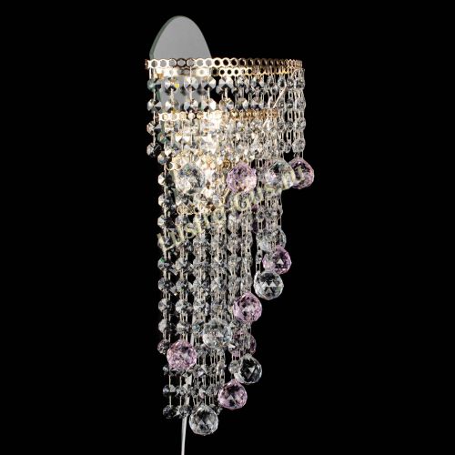 Бра Пирамида №3 розовая в Химках Гусь Хрустальный