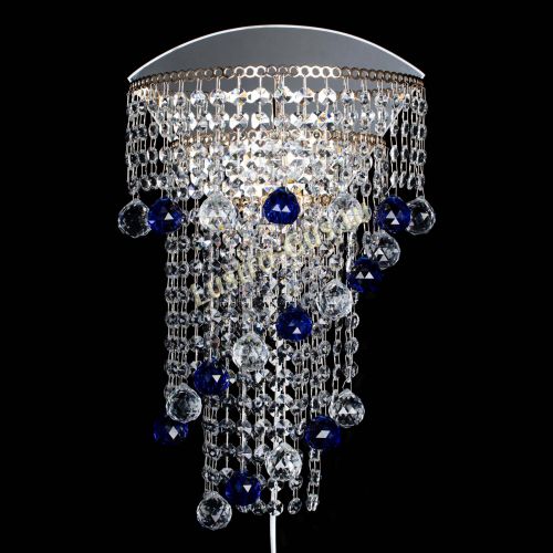 Бра Пирамида №3 синяя в Химках Гусь Хрустальный