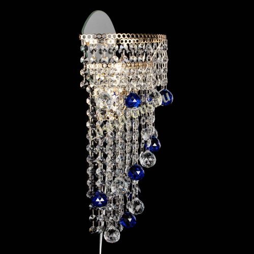 Бра Пирамида №3 синяя в Химках Гусь Хрустальный