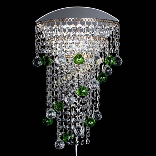 Бра Пирамида №3 зеленая в Химках Гусь Хрустальный