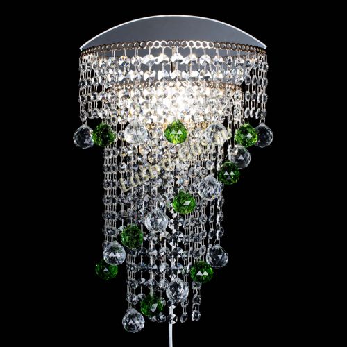 Бра Пирамида №3 зеленая в Химках Гусь Хрустальный