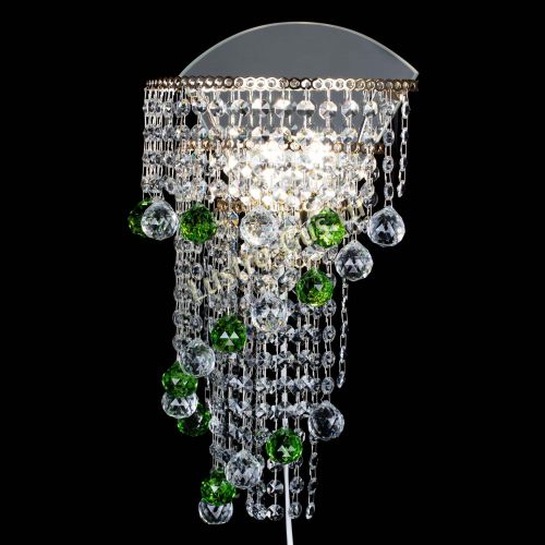 Бра Пирамида №3 зеленая в Химках Гусь Хрустальный