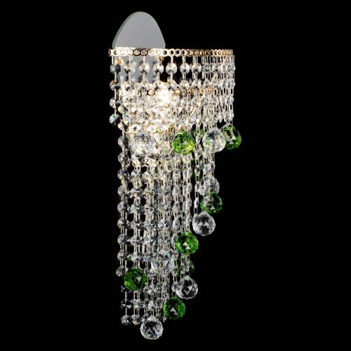 Бра Пирамида №3 зеленая в Химках Гусь Хрустальный