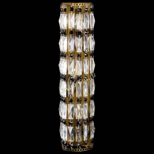 Бра Прямоугольник пластинка под бронзу Черная в Химках Гусь Хрустальный