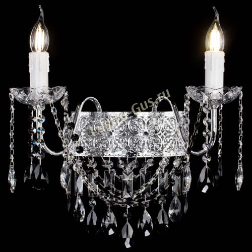 Бра Свеча Восток №2 черная в Химках Гусь Хрустальный