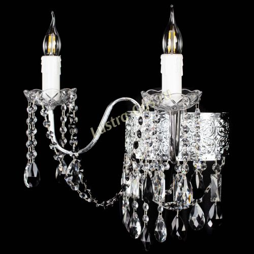 Бра Свеча Восток №2 черная в Химках Гусь Хрустальный