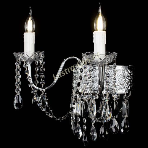 Бра Свеча Восток №2 черная в Химках Гусь Хрустальный