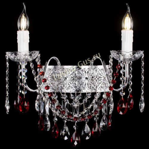 Бра Свеча Восток №2 красная в Химках Гусь Хрустальный