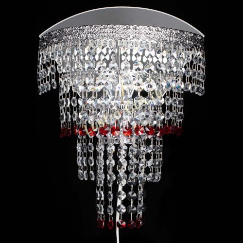 Бра Токката оптикон красная в Химках Гусь Хрустальный