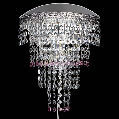 Бра Токката оптикон розовая в Химках Гусь Хрустальный