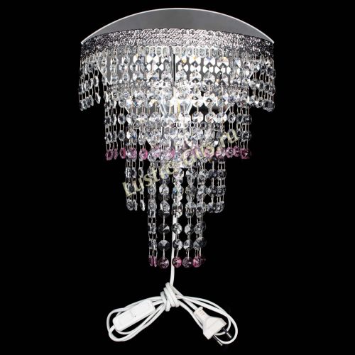 Бра Токката оптикон розовая в Химках Гусь Хрустальный