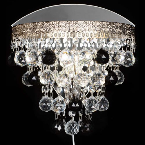 Бра Токката пирамида шар 30 черная в Химках Гусь Хрустальный