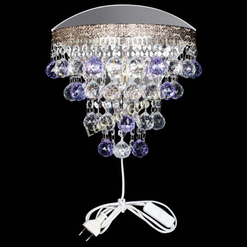 Бра Токката пирамида шар 30 фиолетовая в Химках Гусь Хрустальный