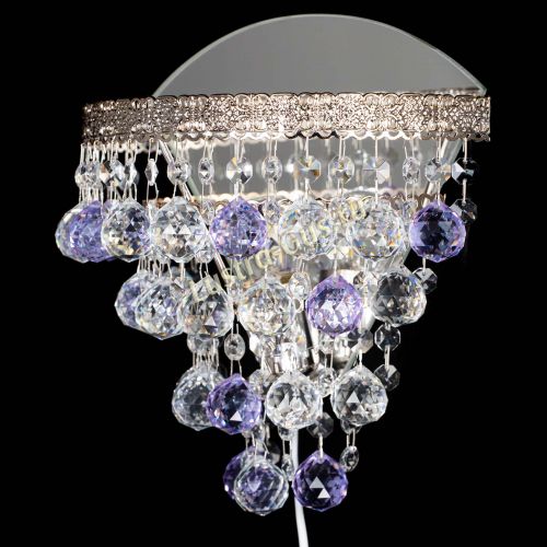 Бра Токката пирамида шар 30 фиолетовая в Химках Гусь Хрустальный