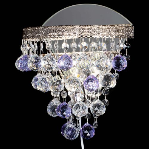 Бра Токката пирамида шар 30 фиолетовая в Химках Гусь Хрустальный