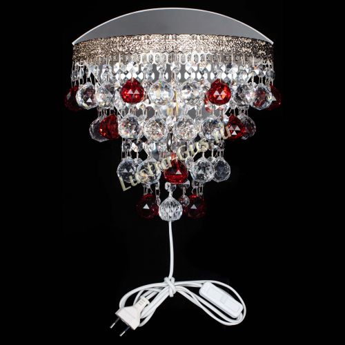 Бра Токката пирамида шар 30 красная в Химках Гусь Хрустальный