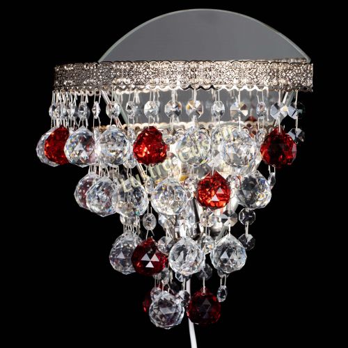 Бра Токката пирамида шар 30 красная в Химках Гусь Хрустальный