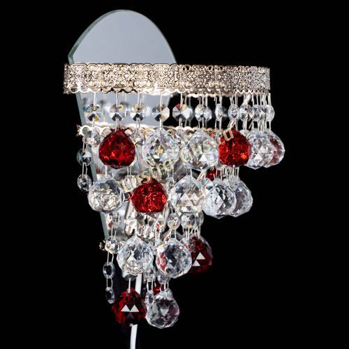 Бра Токката пирамида шар 30 красная в Химках Гусь Хрустальный