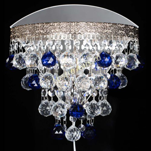 Бра Токката пирамида шар 30 синяя в Химках Гусь Хрустальный