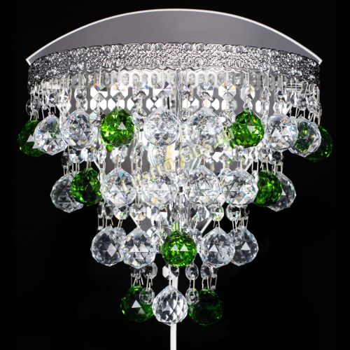 Бра Токката пирамида шар 30 зеленая в Химках Гусь Хрустальный