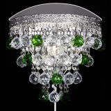 Бра Токката пирамида шар 30 зеленая в Химках