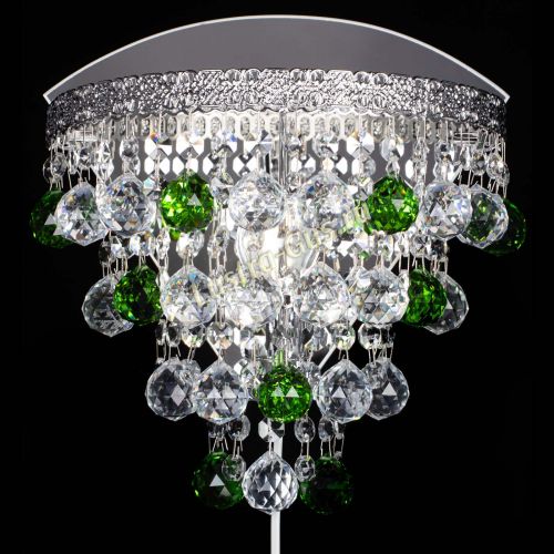 Бра Токката пирамида шар 30 зеленая в Химках Гусь Хрустальный
