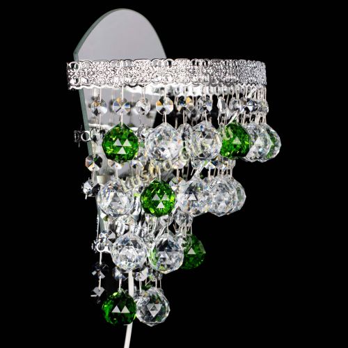Бра Токката пирамида шар 30 зеленая в Химках Гусь Хрустальный